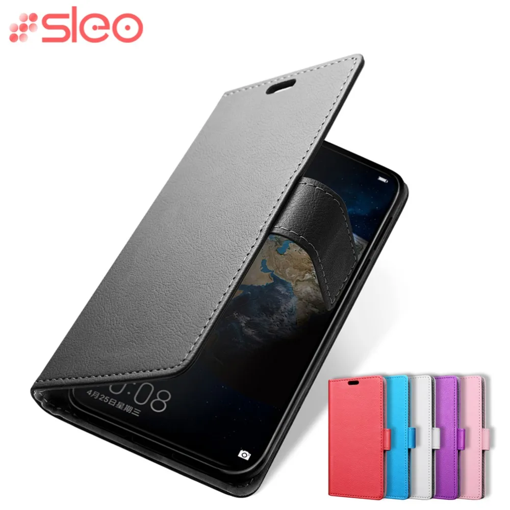 SLEO для Huawei Honor Magic 2 Чехол из искусственной кожи флип кейс подставка телефона 6