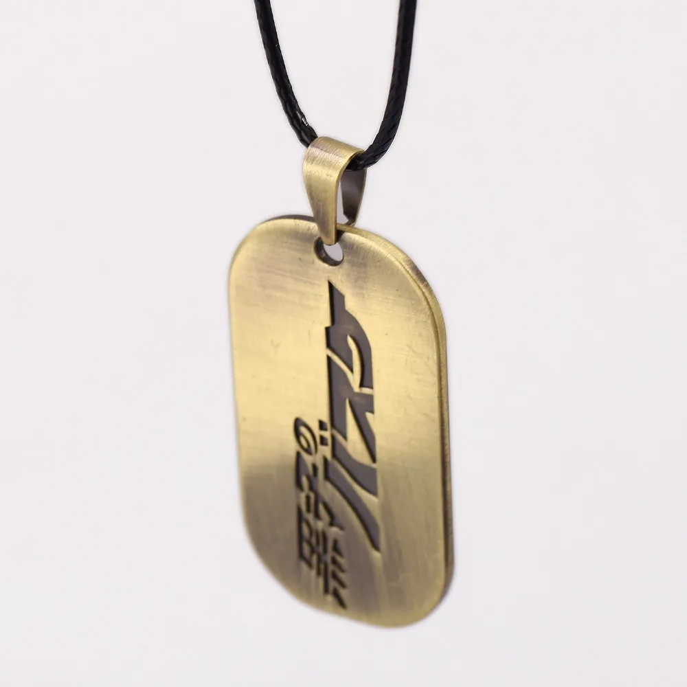 HSIC JEWELRY Аниме Kuroko Tetsuya кулон с биркой для собак мужчин винтажный Бронзовый
