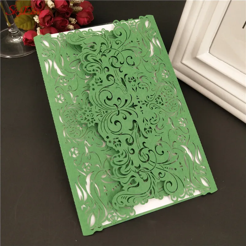 10 шт. лазерная вырезка полые пригласительные карты бабочки|blank cards|card blanksdecorate card |