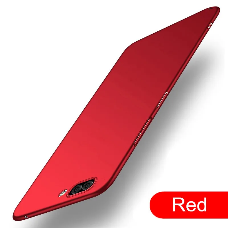 red Для huawei honor 10 чехол для honor 10 задняя крышка Жесткий PC защитный чехол coque fundas MOFi honor 10 Чехол - Цвет: red