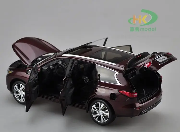 1:18 Infiniti QX60 SUV Педальная версия легкосплавная модель автомобиля литая под давлением металлическая Коллекция подарков для взрослых оригинальная коробка