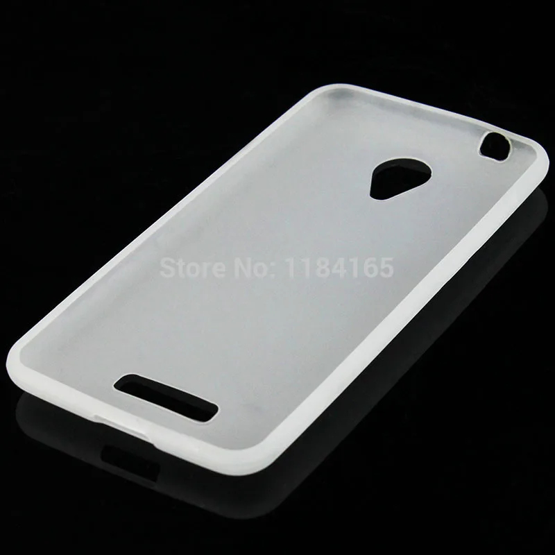 TPU Case for Micromax Canvas Spark Q380 4.7 inch White Frosted Pudding Noctilucence Soft Skin Fit Durable Back Cover |