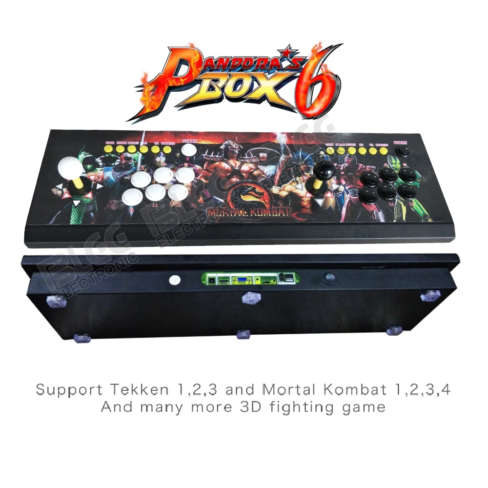 Pandora's Box 6 1300 в 1 Боевая семейная Видеоигра для 2 игроков аркадная консоль с изображением MORTAL KOMBAT HDMI VGA