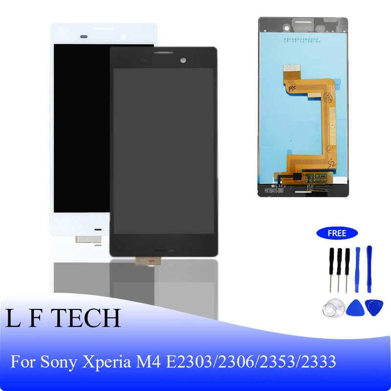 Для Sony Xperia M4 Aqua E2303 E2306 E2353 E2333 Оригинальный ЖК дисплей с сенсорным экраном
