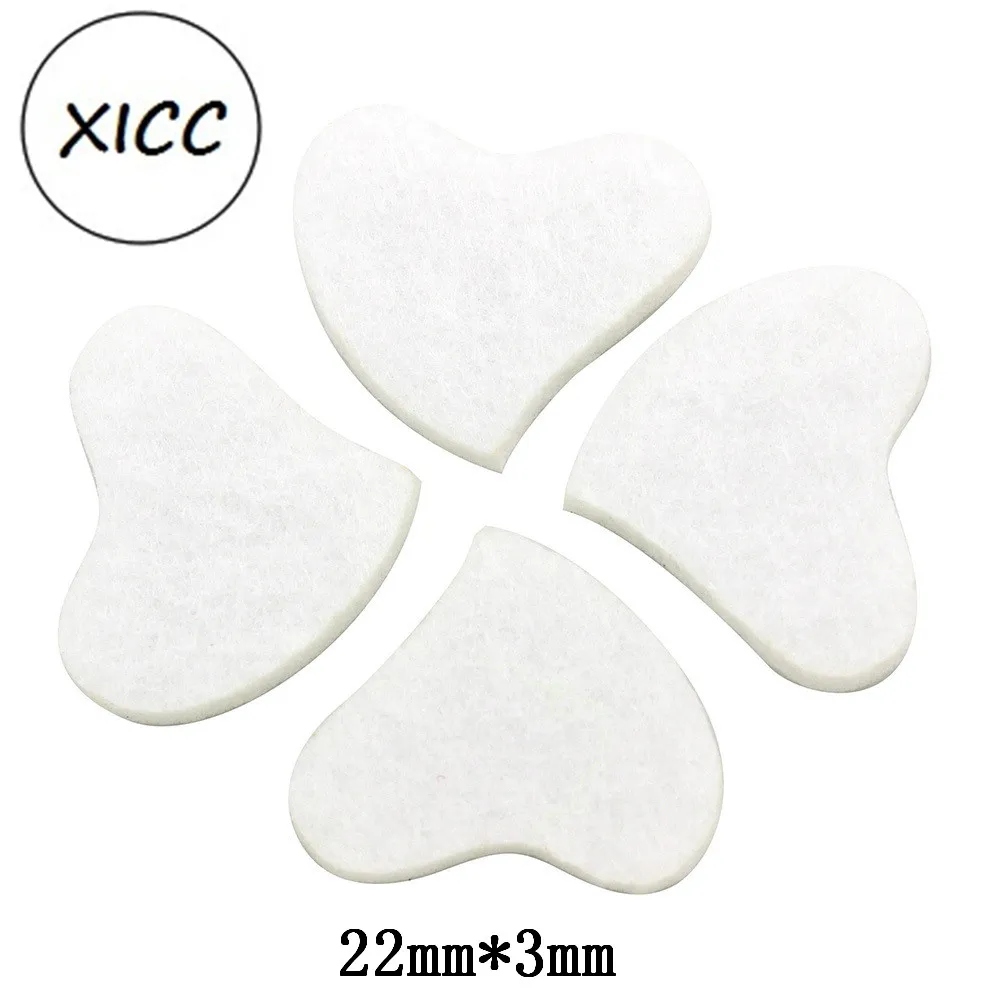 1PC 1-6 XICC 3 мм толщиной 100 шт сердце Шерсть Войлок ручной работы ткань DIY ремесла для детей детский сад декор кукла Ручная работа полиэстер Швейные игрушки - Цвет: 1PC 1-6