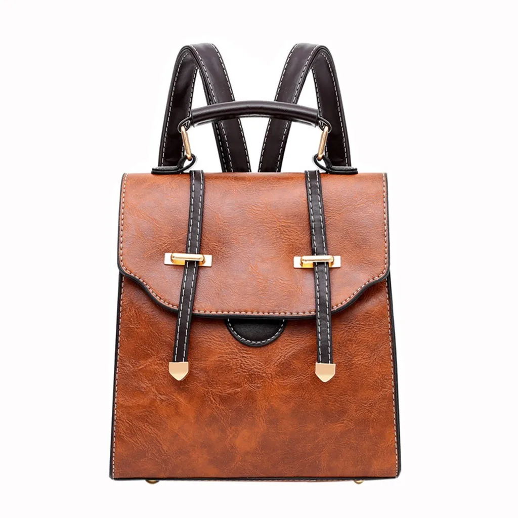 Новый дизайн 2019 модные женские ретро сумки тоуты для девушек рюкзаки на плечо