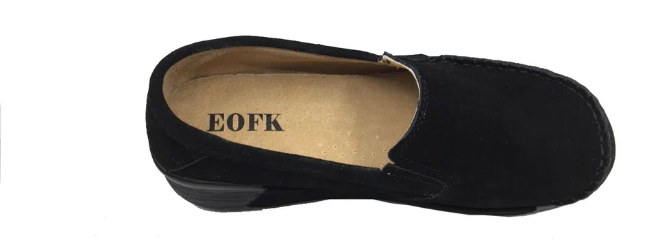 EOFK/брендовые демисезонные мокасины; женская обувь на плоской подошве; модная обувь на плоской платформе; женские лоферы; женские слипоны