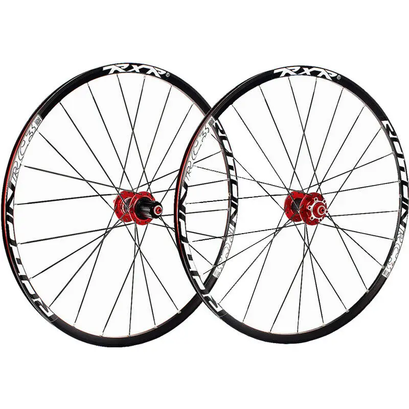 29-Black Red-TA RXR 26er 27,5 er 29er карбоновые колеса для горного велосипеда 25 мм обода 7-11s MTB велосипедные колеса наборы дисковых тормозных колес - Цвет: 29-Black Red-TA