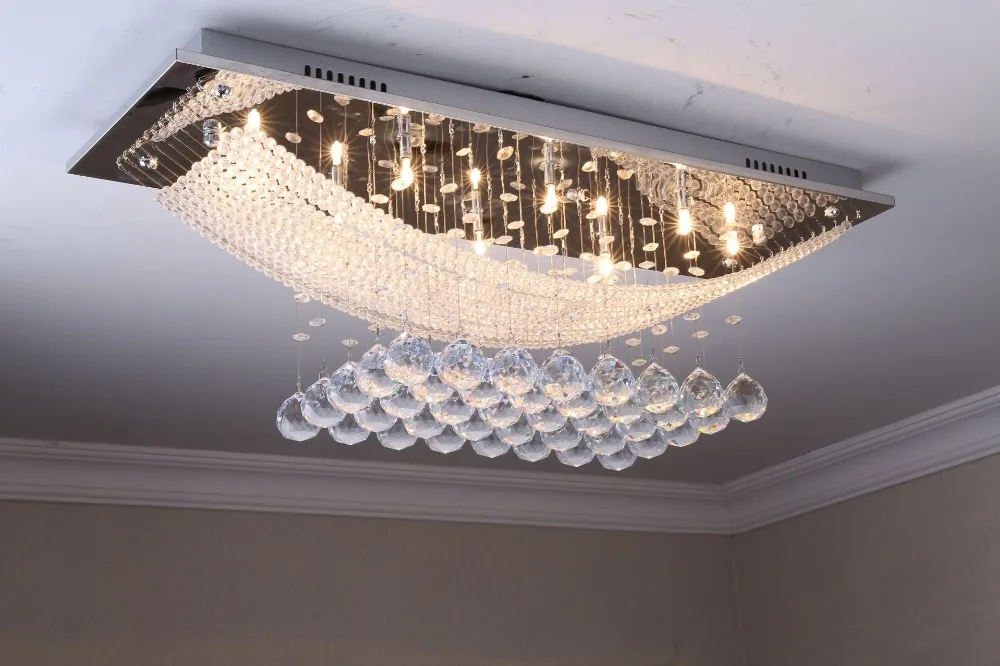 Самый Популярный Современный хрустальный обеденный потолочный светильник