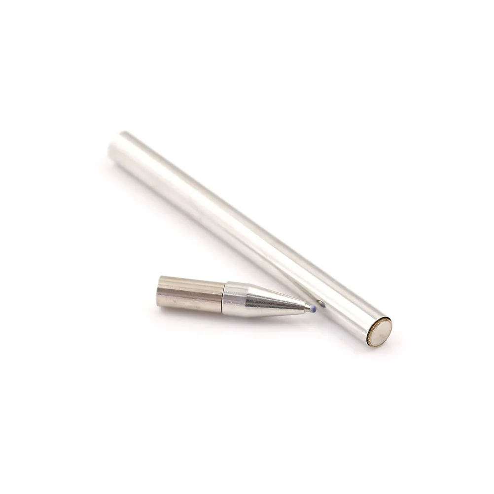 Магии крупным планом 1 шт. металлический черный двойной головкой волшебная ручка