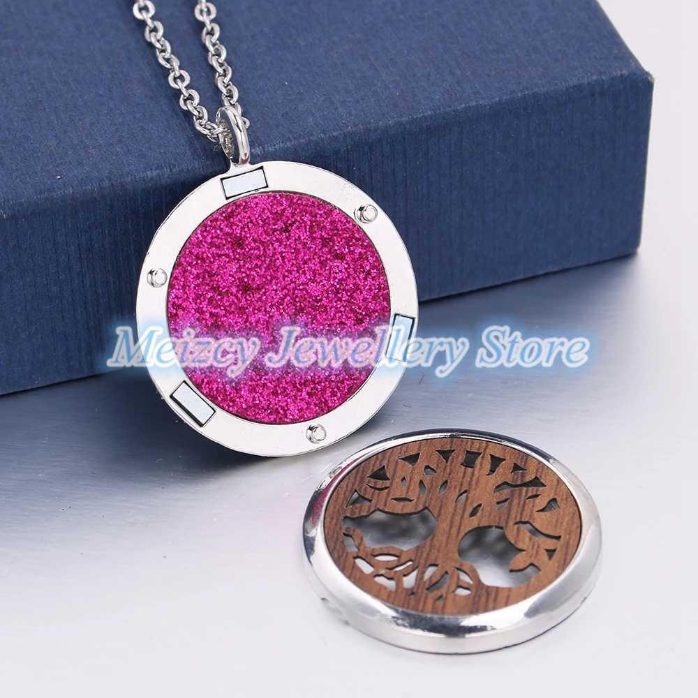 1 шт. ароматический парфюм деревянный диффузор ожерелье плавающее дерево жизни