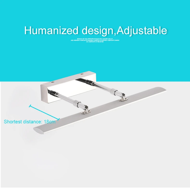 Современные светодиодные передние зеркальные светильники из нержавеющей стали