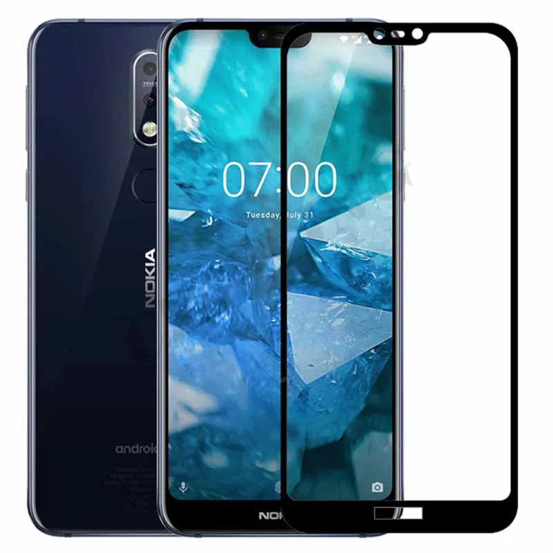 2 шт для Nokia 7 1 полное покрытие Закаленное стекло Защитная пленка 5 84 в 9H 2.5D