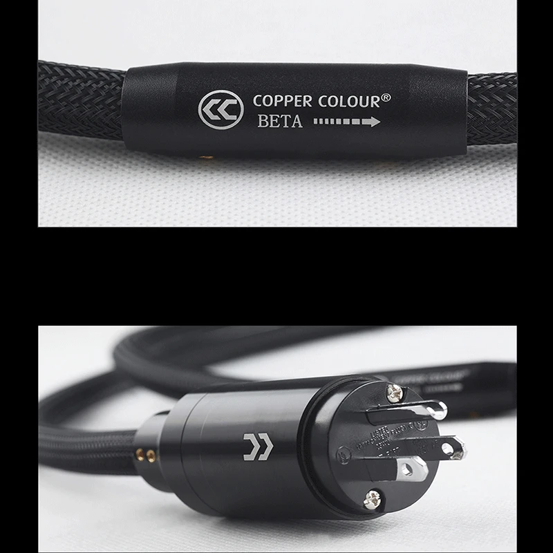 Coppercolor CC BETA AU/US/евроразъем Schuko Powercord freeze OCC серебристый Audiophile HiFi тефлон