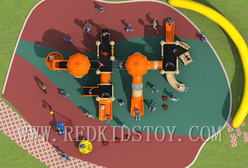 Exported to North America Door Service TUV Approved Outdoor Playground Structure HZ-D7033A for Kids | Спорт и развлечения