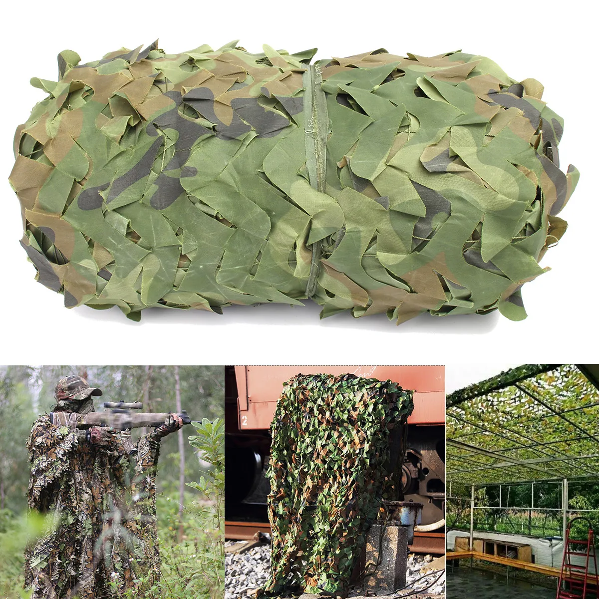 6X4m открытый Пустынный Лесной камуфляж сетка Военная армейская камуфляжная