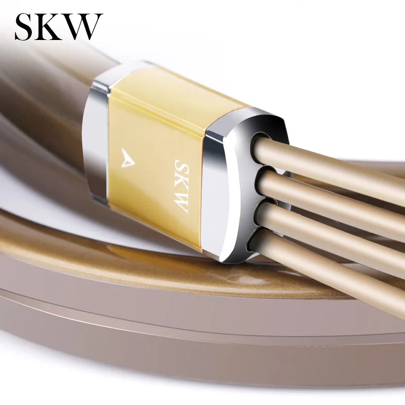 SKW Bi Amping (4/4) кабель громкоговорителя 6N OCC Audiophile Hi Fi аудио динамика вилка типа банан