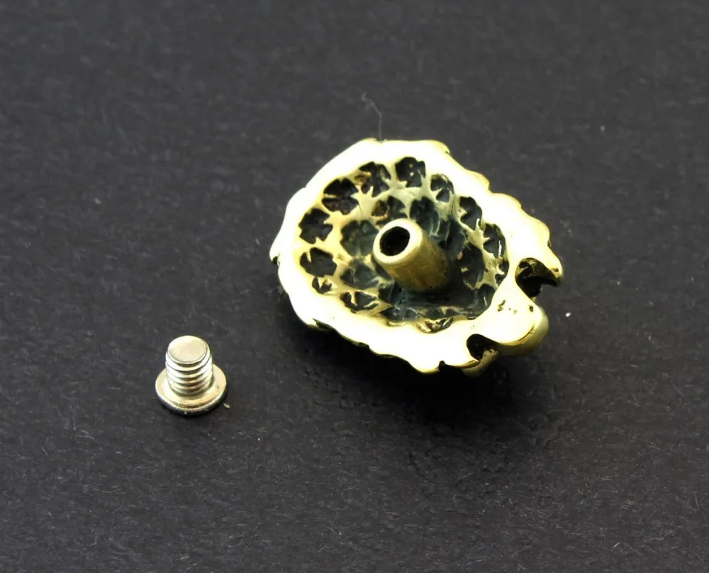 Латунный Американский Племенной головной убор с черепом винтовой