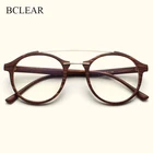 Мужские и женские ретро очки BCLEAR, очки для близорукости, винтажные оптические очки по рецепту, прозрачная оправа, 2019