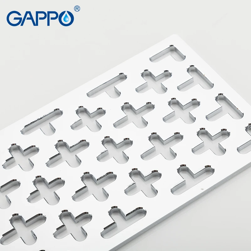 GAPPO стоки анти-запах душ Слив Фильтр прямоугольник покрытие пола латунь ванная комната слив стоки стопор душевой сток в полу