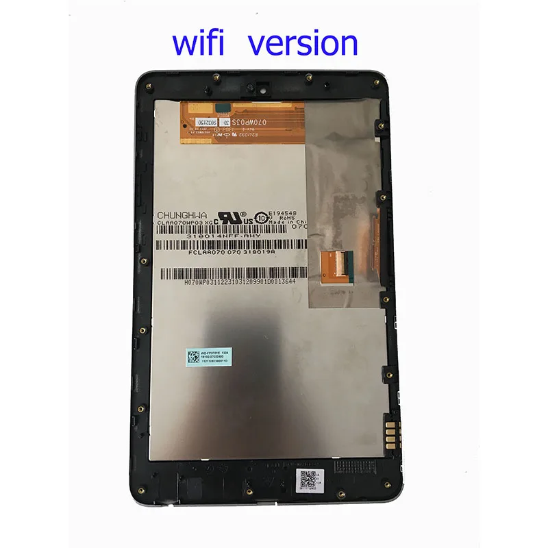 ЖК-дисплей+ сенсорный дигитайзер экран с рамкой для Google nexus 7 2012 ME370 ME370T ME370TG nexus 7c 3g или wifi версия