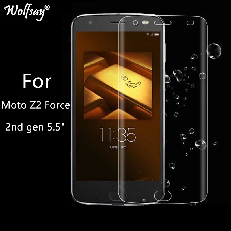 2 шт полное покрытие нано пленка фольга для Motorola Moto Z2 Force защитная пленка tpu для Motorola Z2 Force(2nd Gen