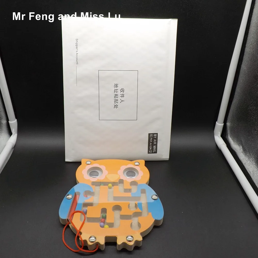 Деревянные игрушки в виде совы магнитный тороидальный лабиринт магнитная ручка