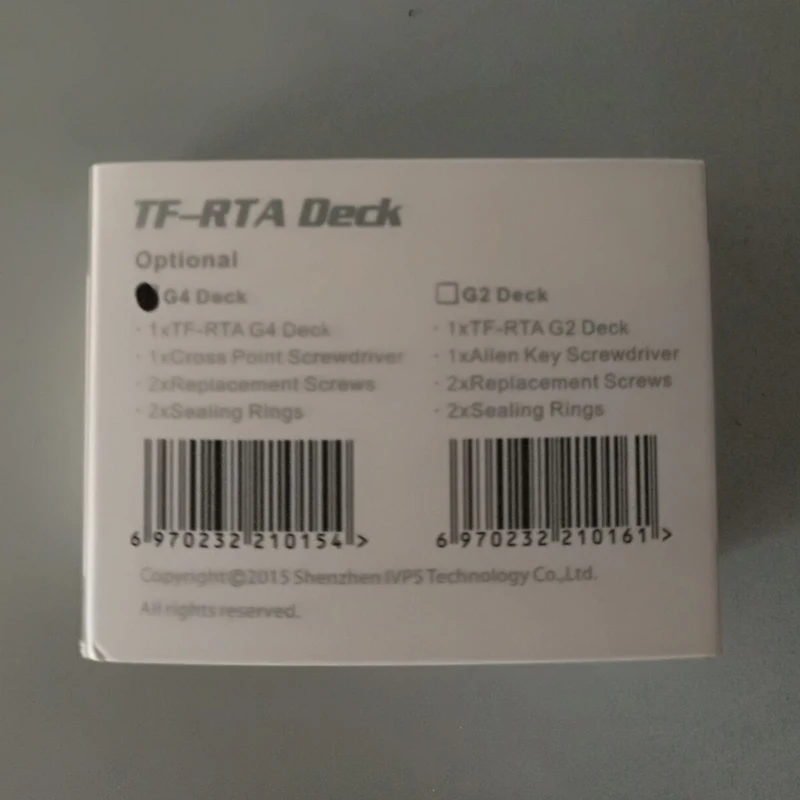 Оригинальный SMOK TF RTA G2/TF G4 колода подходит для танк распылитель DIY|Аксессуары| |