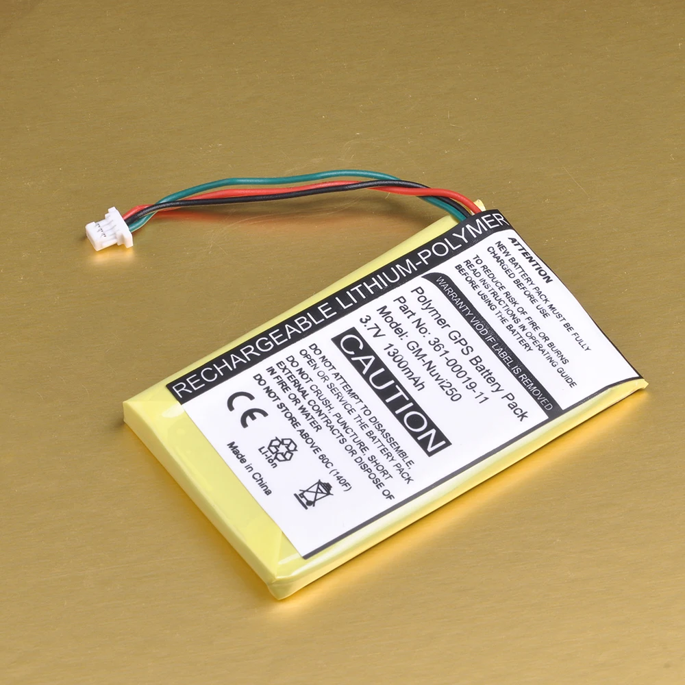 PowerTrust 1x1300 мАч 3,7 V gps Батарея Замена для Nuvi 200, 200 W, 205, 205 W 205WT, 250 252 w, 265 w аккумуляторные батареи