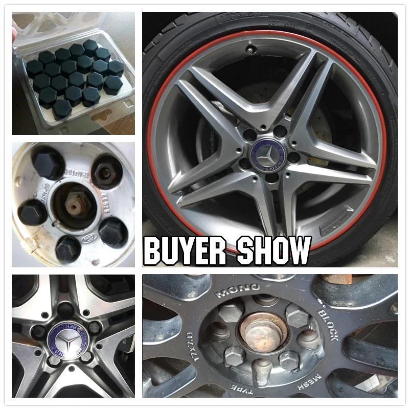 AX гайки силиконовая крышка рулевого колеса авто защиты ступицы винт Кепки 20