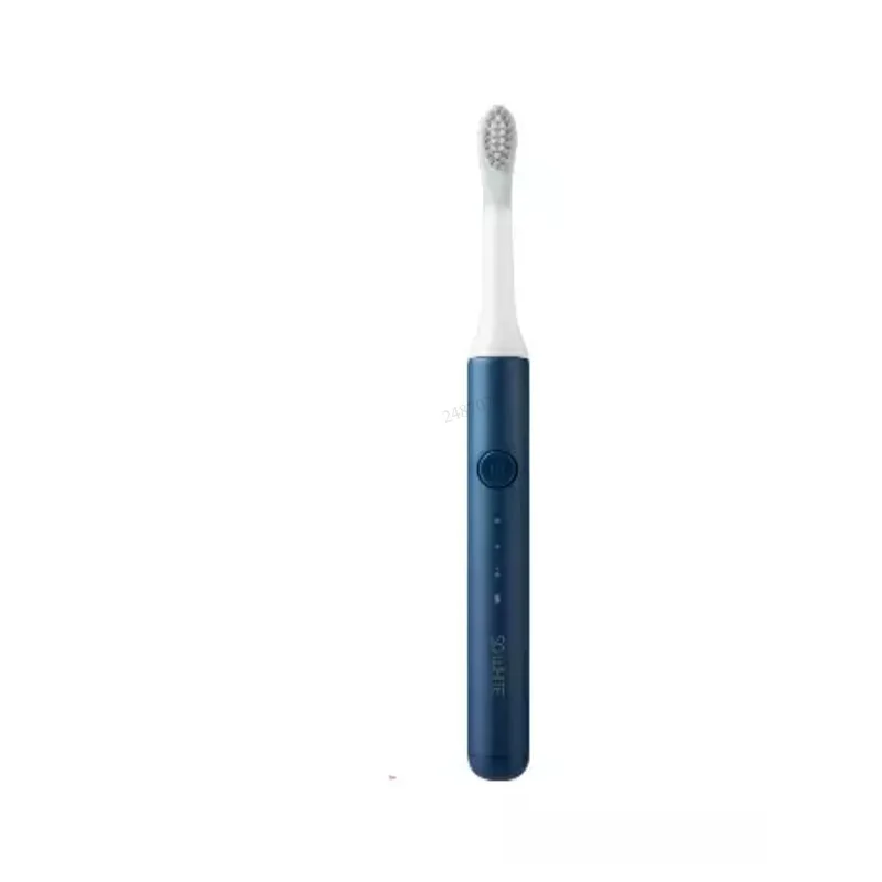 Dark blue Xiaomi Mijia SO WHITE Sonic электрическая зубная щетка портативная IPX7 Водонепроницаемая Глубокая очистка Индуктивная перезаряжаемая Беспроводная зубная щетка - Цвет: Dark blue