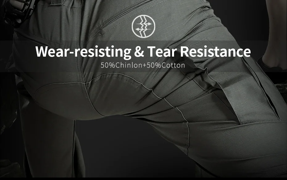 CQB Outdoor Sports Hiking Tactical Men's Pants Spring Summer Pants Wear-resisting Trousers for Camping Climbing Pants