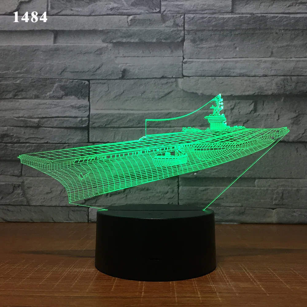 Новый Красочный 3d ночсветильник для умного дома настольные светильники