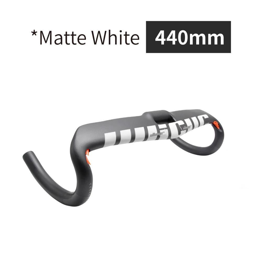 white Matte 440mm Горячая Распродажа S5 ультра-легкие суперсильная шоссейный велосипед гнутый корпус руля руль для велосипедов из углеродного материала волокна 31,8 мм* 400/420/440 мм - Цвет: white Matte 440mm