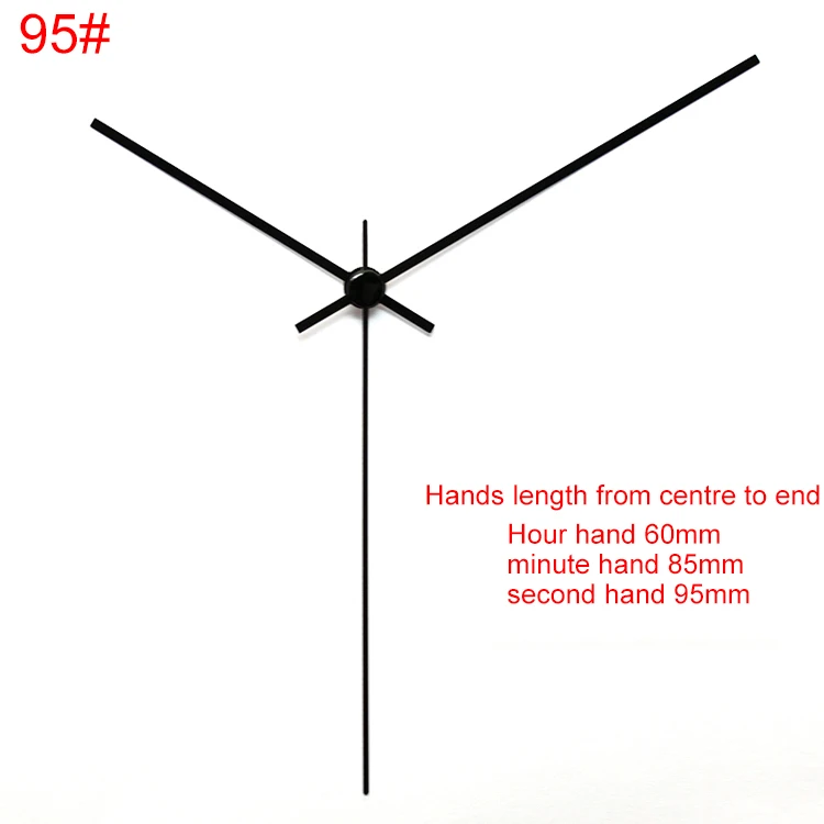 

12888SA Snap In Type wall clock mechanism with 95# hands Silent Plastic DIY Clock Accessory kits Sweep Quartz Movement