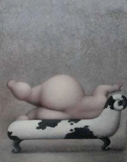 

Handpainted Plump Breast And Hip Wall Pictures Modern Abstract Art on Canvas High Quality Artwork Gorgeous Oil Paintings