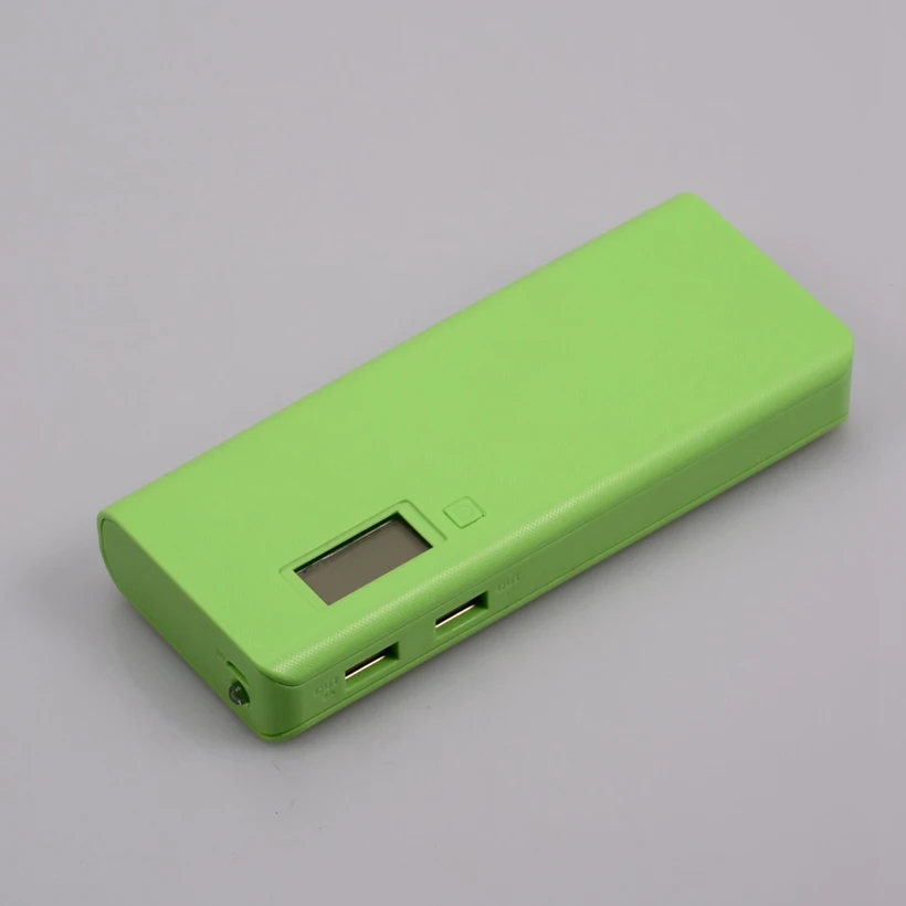 Без батареи) Внешний аккумулятор 20000 мАч USB 2 порта 5x18650 Внешний аккумулятор DIY чехол повербанк power Pover Bank Для Xiaomi Phone charger