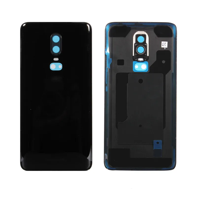 OnePlus 6 задняя крышка батарейного отсека стекло + PC Пластиковая One Plus задний корпус