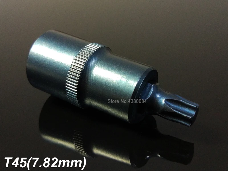 11Sizes TORX Screwdriver Bits 1/2" Socket Adapter Motor/Car 6 Point Spline Screw Driver Bits 55mm Power Hand Tools T20-T70(mm