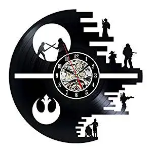 5 Виниловая пластинка дизайн настенные часы модные креативные часы CD виниловый диск настенные часы фильм Звездные войны тематический домашний Декор 3D Висячие Watc - Цвет: 5