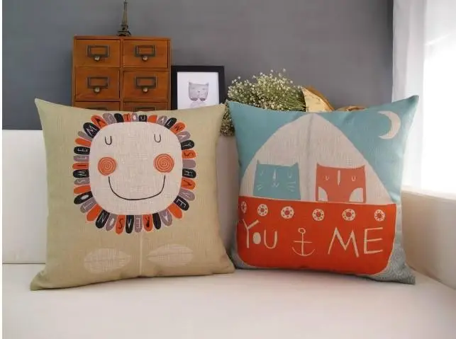 Американский пастырское мультфильм подушку Милый маленький свежие грибы