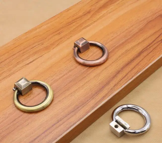 Вытяжные ручки для комода ручка металлическое Коническое Кольцо тянет/Бронзовый