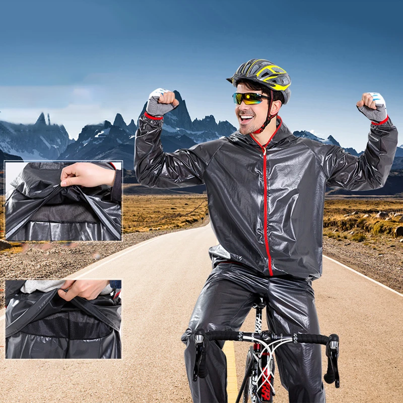 Водонепроницаемый дождевик для занятий спортом на открытом воздухе