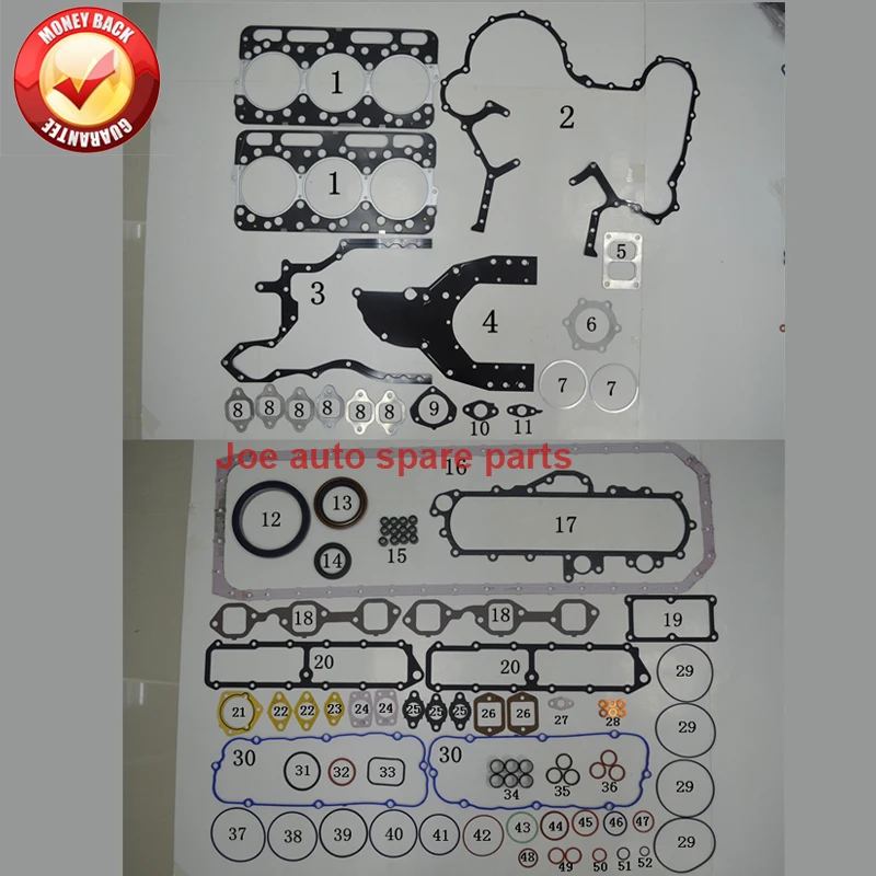 PF6 PF6T T полный комплект прокладок двигателя для NISSAN UD 10101 Z0926 10101Z0926|Полный набор
