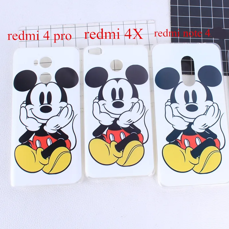 Phone Case For Xiaomi Redmi 4X Soft TPU Silicone Cover for 4A 5A 4 PRO Note mi A1 Capas |