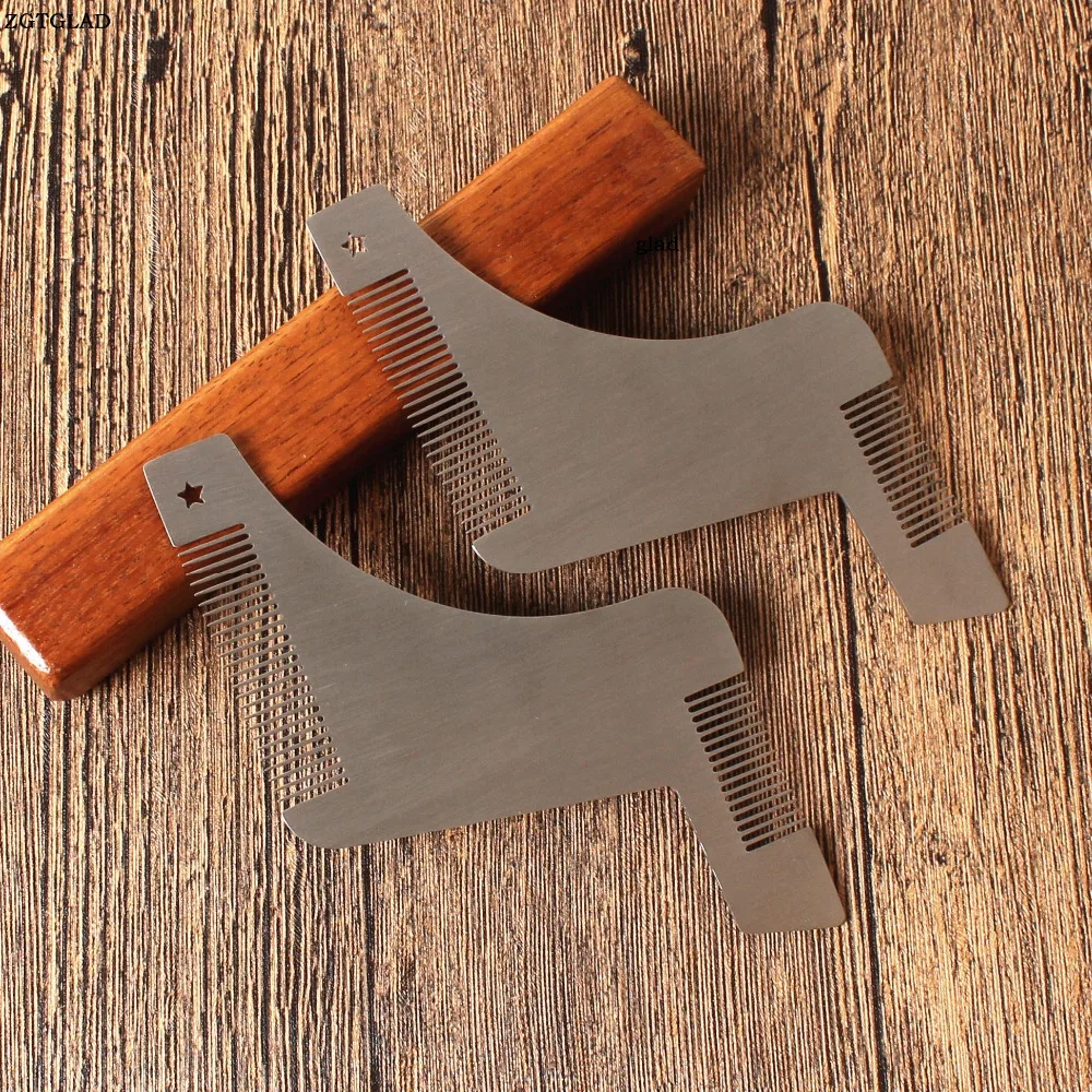 ZGTGLAD расческа из нержавеющей стали для мужчин инструмент резки нового стиля