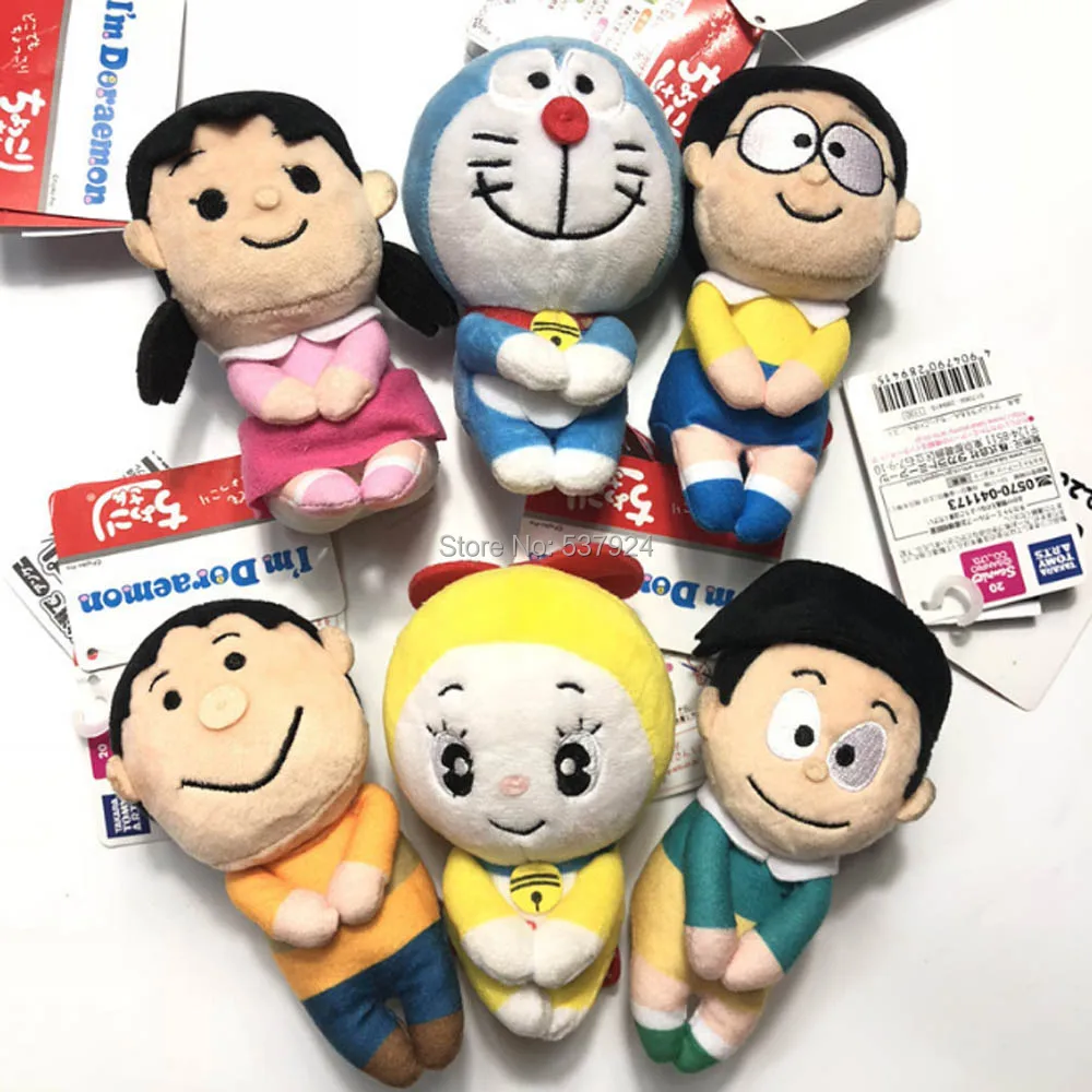 Новинка 10 шт. Nobita Shizuka тян Sneech Doramichan Tomy Big G 4 5 &quot(12 см) Брелок плюшевая кукла