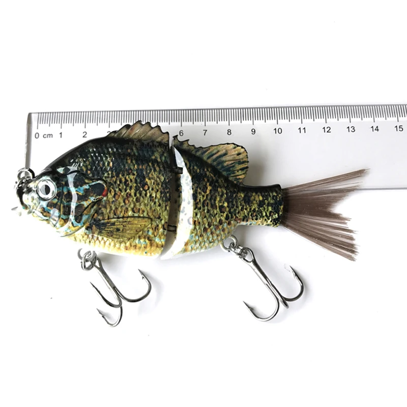 Crankbaits Fishing 2 Section Segments 5 inch 45g Hair Tail Sunfish Lures Salt Water Swimbait Hard Bait Crankbait | Спорт и