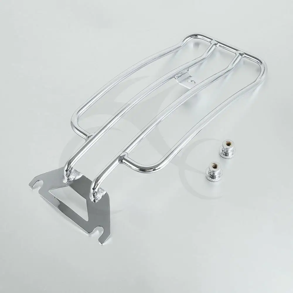 Хромированный/черный багажный стеллаж для крыльев мотоцикла Harley FLHRSE Road King Touring FLHR