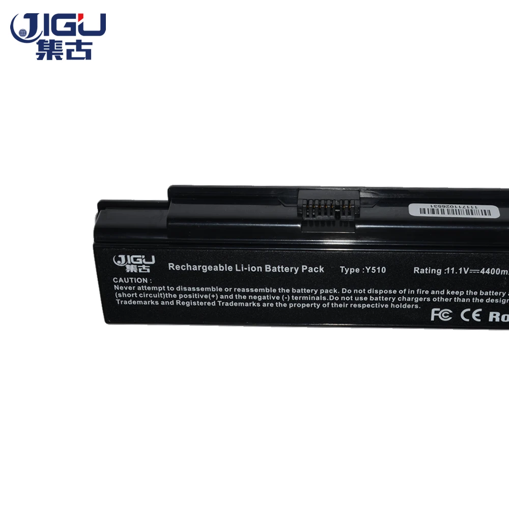 Аккумулятор JIGU для ноутбука Lenovo 3000 Y500 Y510 Y510a IdeaPad Y530 Y710 Y730 45J7706 ASM 121000649 FRU 121TS0A0A 6